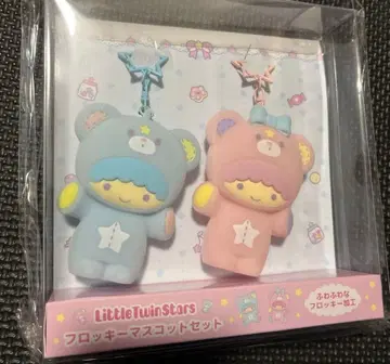 산리오 리틀트윈스타 키키라라 플로키 마스코트 세트