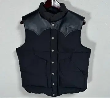 새상품급 Sugar Cane 다운 베스트 L 가죽 요크 아메카지 바이커