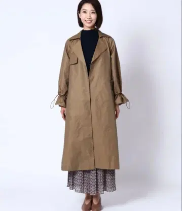 라이너 결품 라디에이트 타마무시 트윌 테일러드 코트 카키 브라운