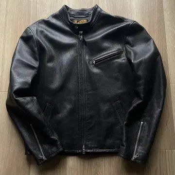 와이투레더 Y'2 LEATHER 싱글 라이더 자켓 44 소가죽