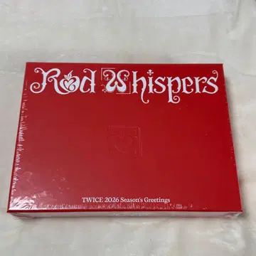 미개봉 새상품 TWICE RED WHISPERS 시그 2026