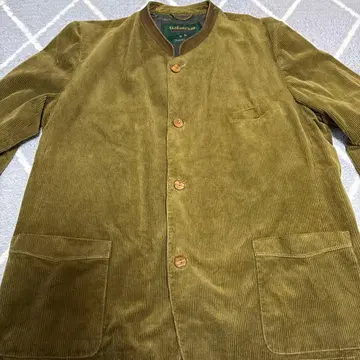 tofana 코듀로이 테일러드 자켓 올리브 그린