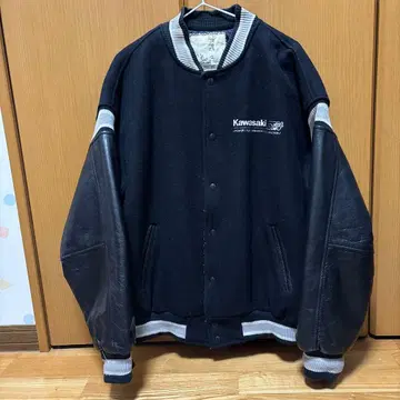 kawasaki 빈티지풍 바시티 자켓