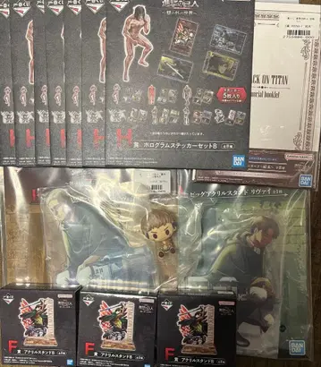 진격의 거인 제일복권 묶음 판매