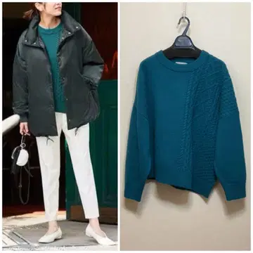 빅 사이즈 ICB 소프트 울 캐시미어 믹스 니트 (23구 자유구 쿠미교쿠