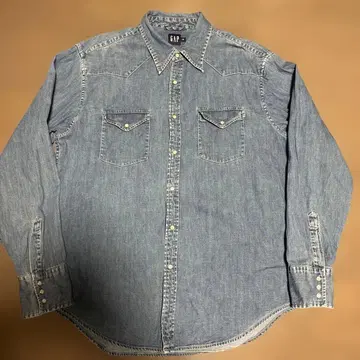 GAP 데님 셔츠 L 올드 갭