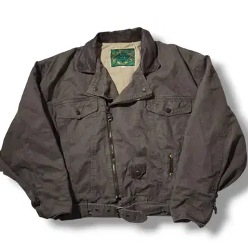 90s 유로 빈티지 구제 의류 가죽 옷깃 라이더스 워크 자켓