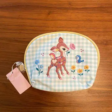 [ 새상품 ] 페이러 스피카피카 쑨쑨밤비노 자수 파우치