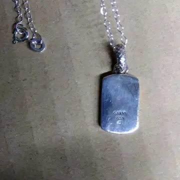 GARNI 실버 925 플레이트 목걸이