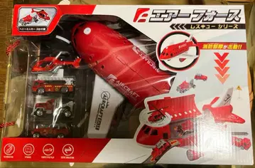 [ 미사용 새상품 ] 에어 포스 레스큐 시리즈 소방대 세트 빨간색