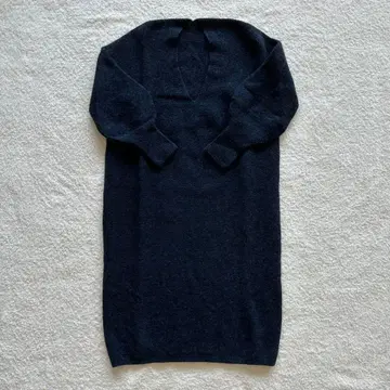 [ loungedress ] V넥 니트 원피스