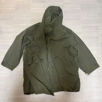 미군 ARMY M-51 필드 후드티 모즈 코트 빈티지