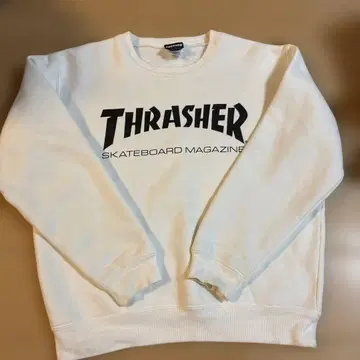 THRASHER 스케이트보드 매거진 로고 맨투맨 M