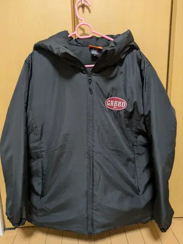 GREED13 후드 부착 자켓 L 사이즈 블랙