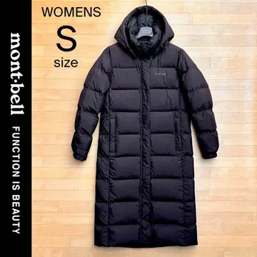 새상품급 몽벨 다운 코트 S 다운 블랙 montbell 벤치 코트