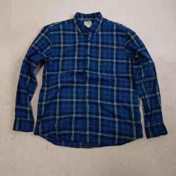 엘엘빈 스코치 플래드 플란넬 셔츠 남성용 L