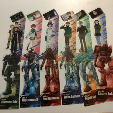기동전사 건담 지크 액스 북마크 컬렉션 12장