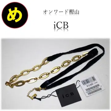 [택 포함 새상품] iCB 2way 체인 목걸이 & 벨트 네이비 온워드