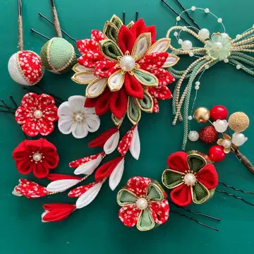 츠마미자이쿠 머리 장식 시치고산 성인식