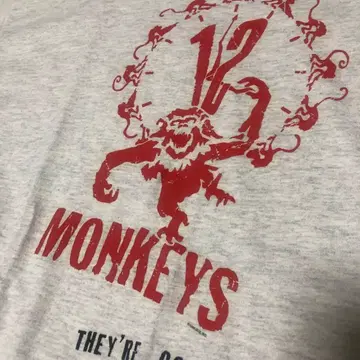 영화 90s 빈티지 12 몽키즈 티셔츠
