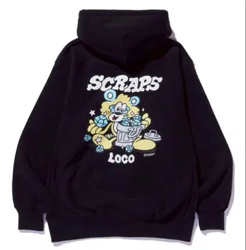 VERDY x Loco Scraps 후드티 'Black'