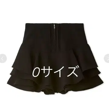 SNIDLE 레이어드 프릴 미니 스커트 숏 팬츠 0 사이즈