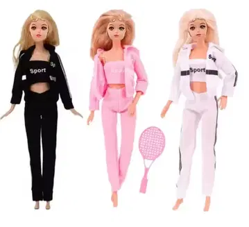 라켓 포함 의류 세트 바비짱 리카짱 제니짱 1/6