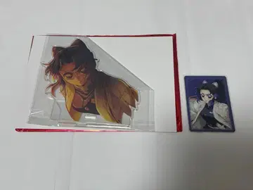 귀멸의 칼날 무한성편 랜덤 아크릴 스탠드 코쵸우 시노부 금박 카드