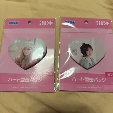 아일릿 하트형 캔뱃지 모카 이로하 ILLIT 프라이즈