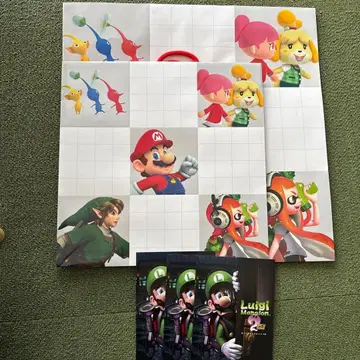 Nintendo KYOTO 종이 봉투 대소 세트 쇼핑백 포함