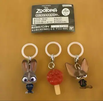 주토피아 메지루시 액세서리 주디/아이스캔디/피닉 세트