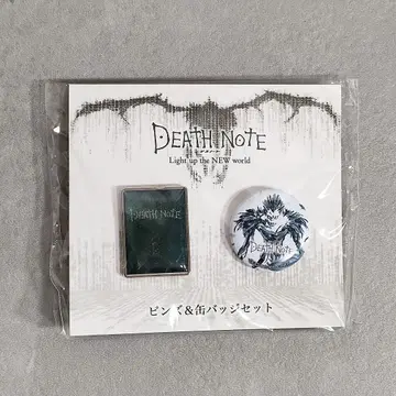 DEATH NOTE 데스노트 핀즈 캔뱃지 세트 류크 오바타 타케시