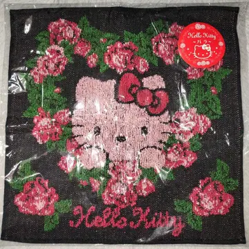 키티 자카드 타월 장미