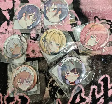 쿄쿠초 온라인 복권 캔뱃지 전 7종 컴플리트 세트