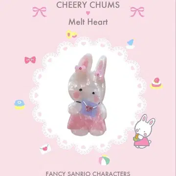 MeltHeart 치어리 참 헤어 클립 산리오 이세탄 멜트 하트