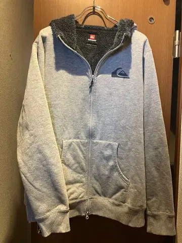 QUIKSILVER 플리스 안감 집업 후드티