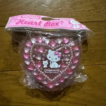헤이세이 레트로 챠미 키티 반짝반짝 주얼 하트 박스 미개봉 새상품