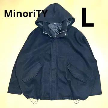 완판템 MinoriTY 멜톤 돌먼 BIG 마운틴 파카 L 블랙