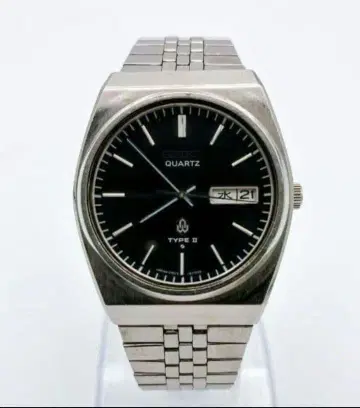 SEIKO 쿼츠 [ Type-II ] 1976년 제조 블루 블랙 다이얼