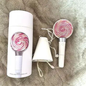 TWICE 응원봉 핑크 화이트