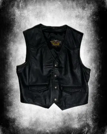 할리 가죽 베스트 새상품급 정품 L사이즈 Z HARLEY DAVIDSON