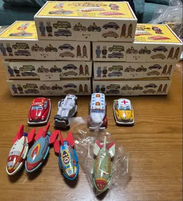 양철 장난감관 키타하라 컬렉션 8점 메이지 제과