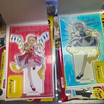 동방 project 플랑도르 스칼렛 & 이자요이 사쿠야 아크릴 스탠드