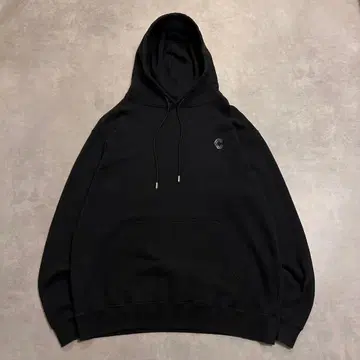 CRONOS logo pullover Parker BLACK