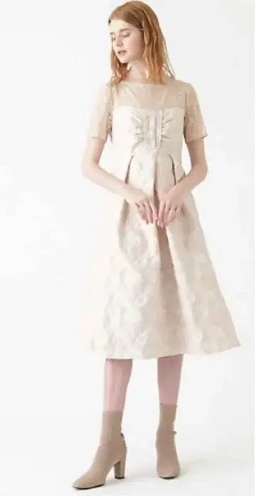 질스튜어트 Endy ROBE 실바 콤비 원피스