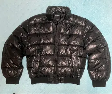 Calvin Klein Jeans 블랙 다운 자켓 XXL