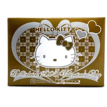 초레어 희귀 베어브릭 헬로키티 2005 발렌타인데이