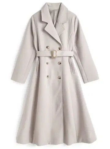 GRL 택 포함 새상품 롱 코트 아이보리