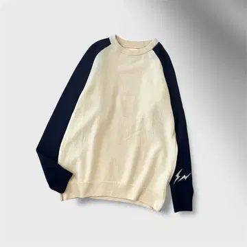 DENIM BY VANQUISH & FRAGMENT 래글런 니트 M