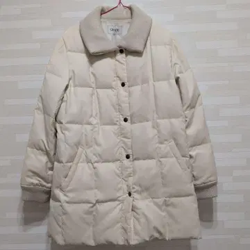 GRADE 크림색 다운 자켓 11호 다운 70%